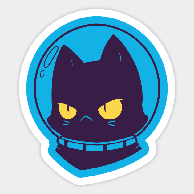 Space Cat Sticker by Susto